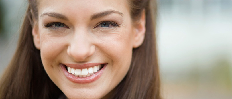 Woman smiling